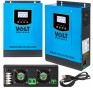Сонячний інвертор Volt Polska ULTRA-HV 2000 12/230V (1000/2000W) + 60A MPPT (75V) (3SSH100012) - 1