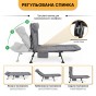 Раскладная кровать (раскладушка) с подушкой LEOBRO (FB-S15) - 5
