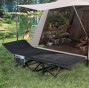 Туристична розкладачка LEOBRO Чорна (HT-169K Black) - 2