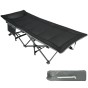 Туристична розкладачка LEOBRO Чорна (HT-169K Black) - 3
