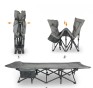 Туристична розкладачка LEOBRO Чорна (HT-169K Black) - 4