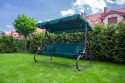 Велика гойдалка з подушками LEOBRO Luxury Green - 10