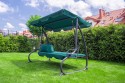 Велика гойдалка з подушками LEOBRO Luxury Green - 11