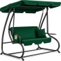 Велика гойдалка з подушками LEOBRO Luxury Green - 1
