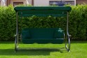 Велика гойдалка з подушками LEOBRO Luxury Green - 2
