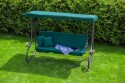 Велика гойдалка з подушками LEOBRO Luxury Green - 9