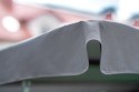 Велика гойдалка з подушками LEOBRO Luxury Grey - 12