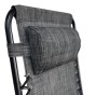Розкладне крісло шезлонг LEOBRO Zero Gravity темно-сіре (HT-167D DARK GREY) - 3