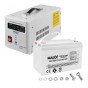 Комплект Volt Polska SINUS PRO 1000E W 12/230V 700/1000W + Акумулятор гелевий 4SUN MAXX GEL 100 Ah - 1