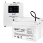 Комплект Volt Polska SINUS PRO 2000S 24/230V 1400/2000W + Акумулятор гелевий 4SUN GEL 120 Ah 2 шт - 1