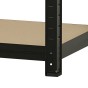 Стелаж LEOBRO Premium Чорний 180 х 90 х 40 см, 175кг/полиця, 5 полиць (LB-R175-BLN) - 7