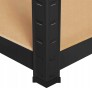 Стелаж LEOBRO Чорний 180 х 90 х 40 см, 265кг/полиця, 5 полиць (LB-R265-BLK) - 5