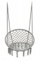 Гойдалка гніздо 110 см плетена FUNFIT Gray (2766) - 1