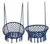 Гойдалка гніздо 110 см плетена FUNFIT Blue (2765) - 4
