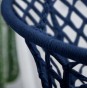 Гойдалка гніздо 110 см плетена FUNFIT Blue (2765) - 6