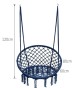 Гойдалка гніздо 110 см плетена FUNFIT Blue (2765) - 7