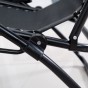 Розкладне крісло шезлонг LEOBRO Zero Gravity Black (LB-ZGC-A1-BLK) - 6
