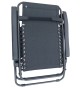 Розкладне крісло шезлонг LEOBRO Zero Gravity Black з козирком (LB-ZGC-T1-BLK) - 4