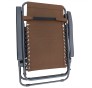 Розкладне крісло шезлонг LEOBRO Zero Gravity Brown (LB-ZGC-A1-BRN) - 3