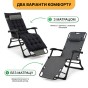 Розкладне крісло ліжко з подушкою LEOBRO Striped (LB-FCB-G1-STR) - 11