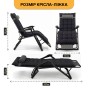 Розкладне крісло ліжко з подушкою LEOBRO Striped (LB-FCB-G1-STR) - 2