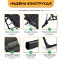 Розкладне крісло ліжко з подушкою LEOBRO Striped (LB-FCB-G1-STR) - 5