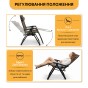 Раскладное кресло шезлонг LEOBRO Zero Gravity Premium Plaid (LB-ZGC-G2-PLD) - 6