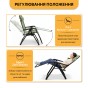 Раскладное кресло шезлонг LEOBRO Zero Gravity Premium Pistachio (LB-ZGC-G2-PST) - 6