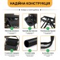 Раскладное кресло шезлонг с козырьком LEOBRO Zero Gravity Black (LB-ZGC-H1-BLK) - 5