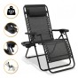 Раскладное кресло шезлонг LEOBRO Zero Gravity Black (LB-ZGC-F1-BLK) - 1