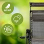Розкладне крісло шезлонг з козирком LEOBRO Zero Gravity Plaid (LB-ZGC-H1-PLD - 6