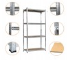 Стелаж LEOBRO Premium 180 х 90 х 40 см, 175кг/полиця, 4 полиці (LB-R102) - 7