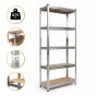 Стеллаж LEOBRO Premium 180 х 90 х 40 см, 175кг/полка, 5 полок (LB-R104) - 1