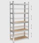 Стелаж LEOBRO Premium 150 х 70 х 30 см, 150кг/полиця, 5 полиць (LB-R110) - 6