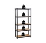 Стелаж LEOBRO Premium Black 180 х 90 х 30 см, 175кг/полиця, 5 полиць (LB-R114) - 3