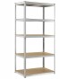 Стелаж LEOBRO Premium 220 х 90 х 40 см, 175кг/полиця, 5 полиць (LB-R119) - 2
