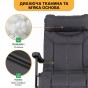 Розкладне крісло ліжко з вбудованим матрацом LEOBRO Black (LB-FCB-G3-BLK) - 6