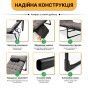 Розкладне ліжко (розкладачка) з матрацом і подушкою LEOBRO Grey (LB-FB-A1-GRY) - 8