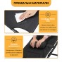 Розкладне ліжко (розкладачка) з Mesh-матрацом і подушкою LEOBRO Black (LB-FB-A2-BLK) - 8
