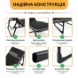 Раскладная кровать (раскладушка) с Mesh-матрасом и подушкой LEOBRO Striped (LB-FB-A2-STR) - 8