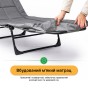 Розкладне ліжко (розкладачка) з вбудованим матрацом LEOBRO Grey (LB-FB-M1-GRY) - 11