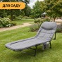 Розкладне ліжко (розкладачка) з вбудованим матрацом LEOBRO Grey (LB-FB-M1-GRY) - 2