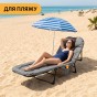 Розкладне ліжко (розкладачка) з вбудованим матрацом LEOBRO Grey (LB-FB-M1-GRY) - 4
