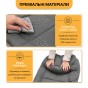 Розкладне ліжко (розкладачка) з вбудованим матрацом LEOBRO Grey (LB-FB-M1-GRY) - 9