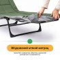 Раскладная кровать (раскладушка) со встроенным матрасом LEOBRO Green (LB-FB-M1-GRN) - 11