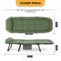 Раскладная кровать (раскладушка) со встроенным матрасом LEOBRO Green (LB-FB-M1-GRN) - 5