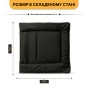 Раскладная кровать (раскладушка) со встроенным матрасом LEOBRO Black (LB-FB-S1-BLK) - 12