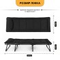 Раскладная кровать (раскладушка) со встроенным матрасом LEOBRO Black (LB-FB-S1-BLK) - 5