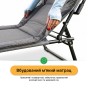 Раскладная кровать (раскладушка) со встроенным матрасом LEOBRO Grey (LB-FB-S1-GRY) - 11