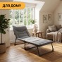 Раскладная кровать (раскладушка) со встроенным матрасом LEOBRO Grey (LB-FB-S1-GRY) - 12